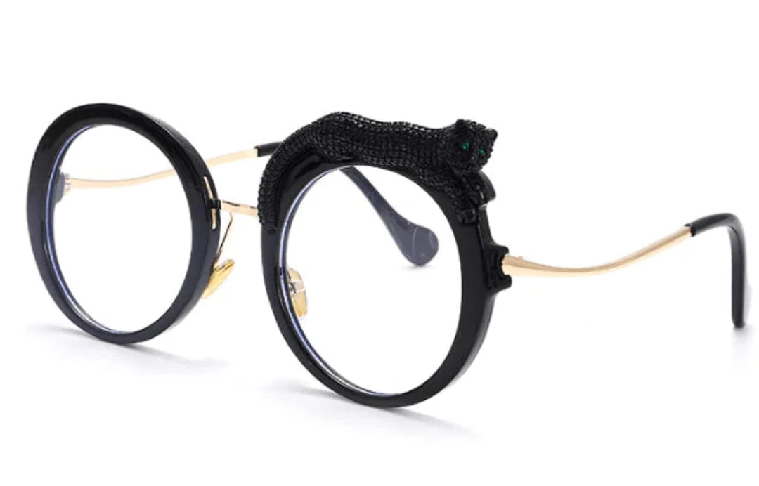 Leopard Round Frame SG