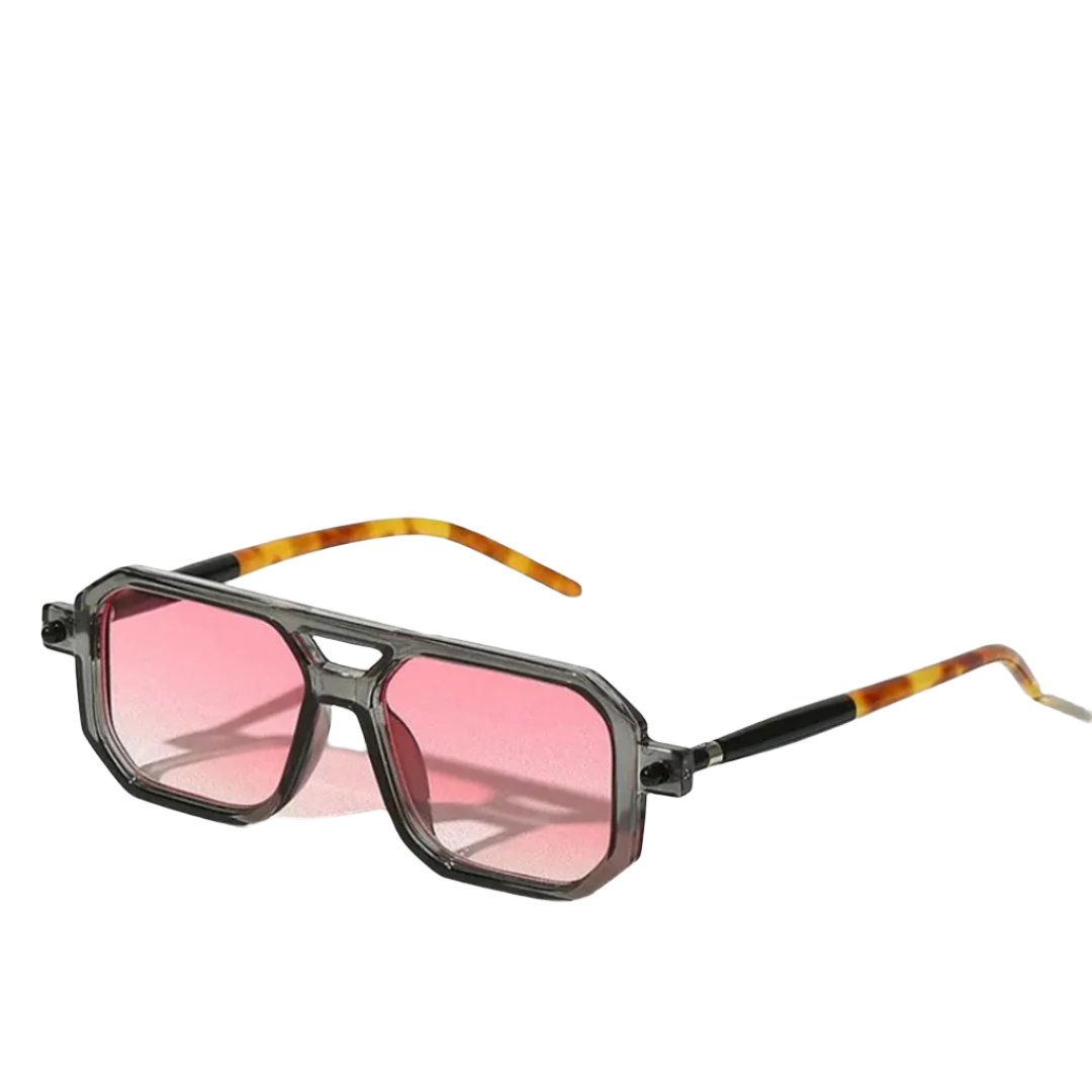 Double Bridge Leopard Sunglasses