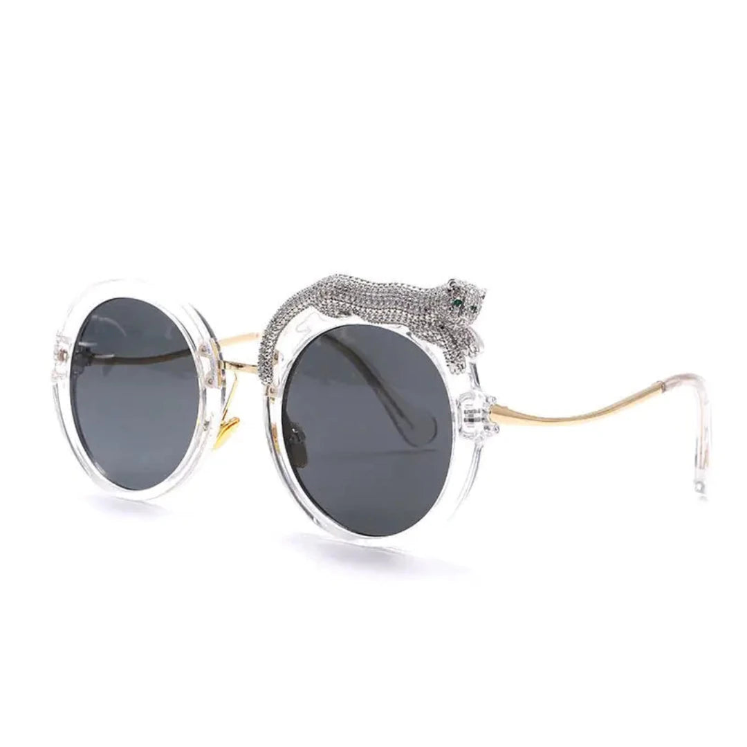 Leopard Round Frame SG