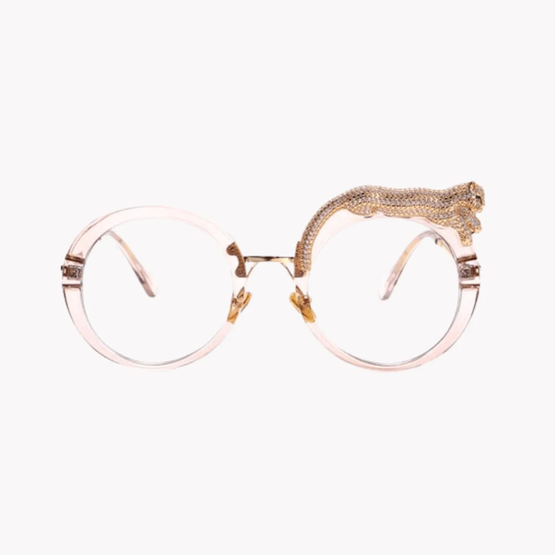 Leopard Round Frame SG