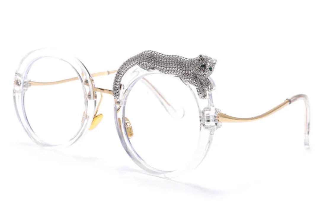 Leopard Round Frame SG