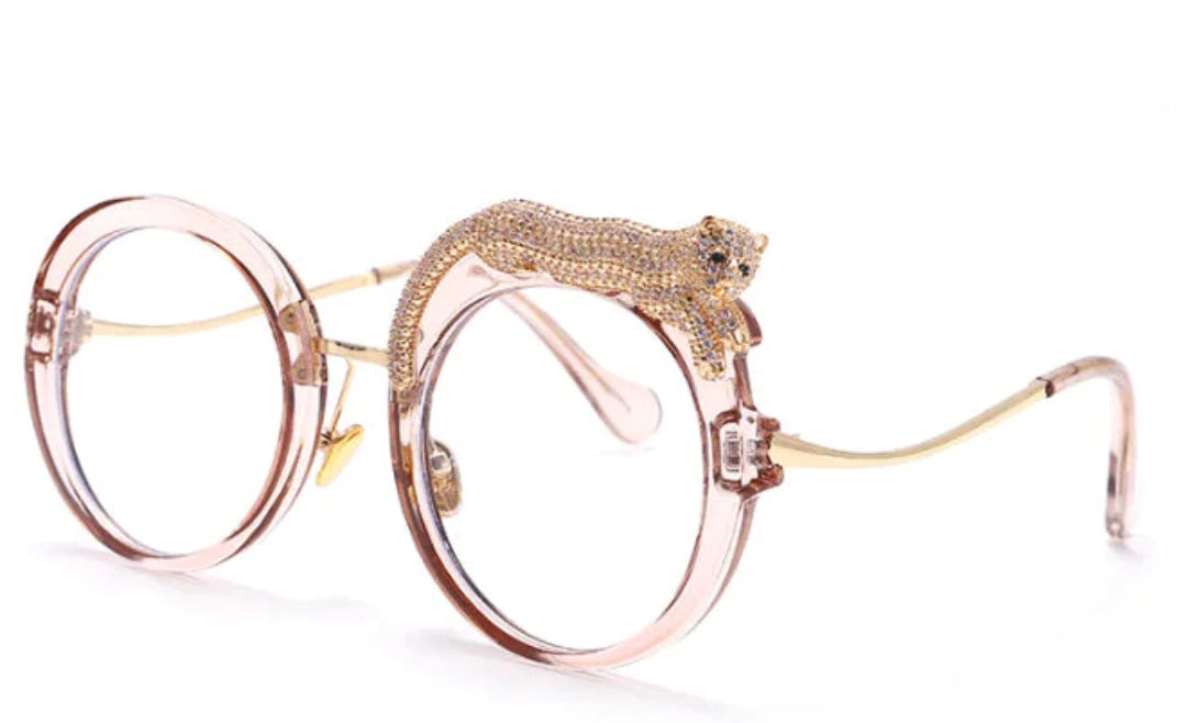 Leopard Round Frame SG