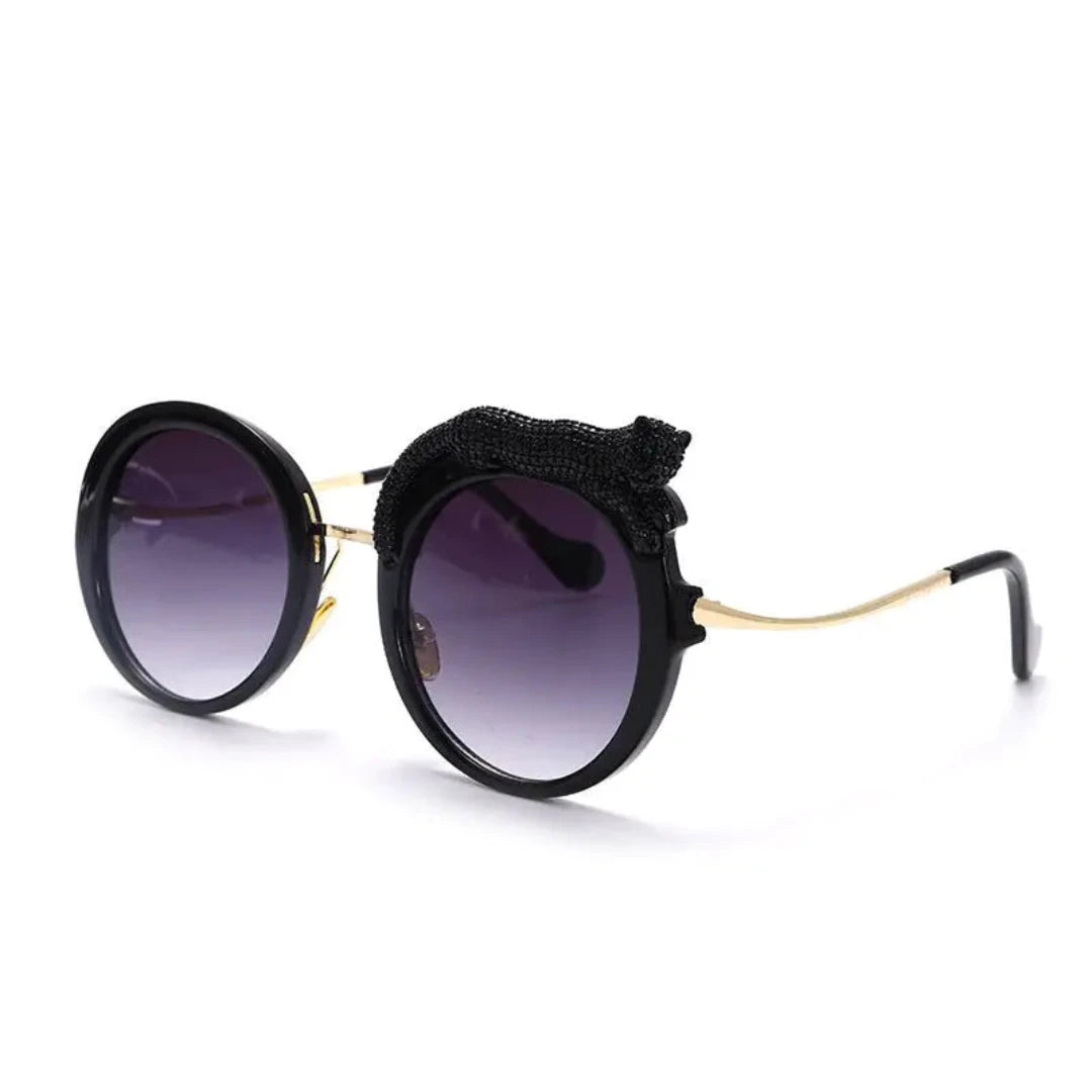 Leopard Round Frame SG