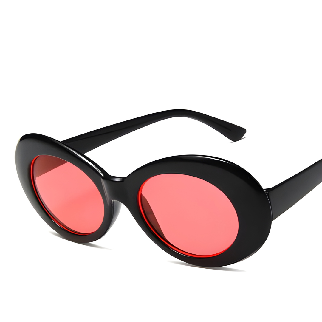 Punk Trendy Oval Sunglasses