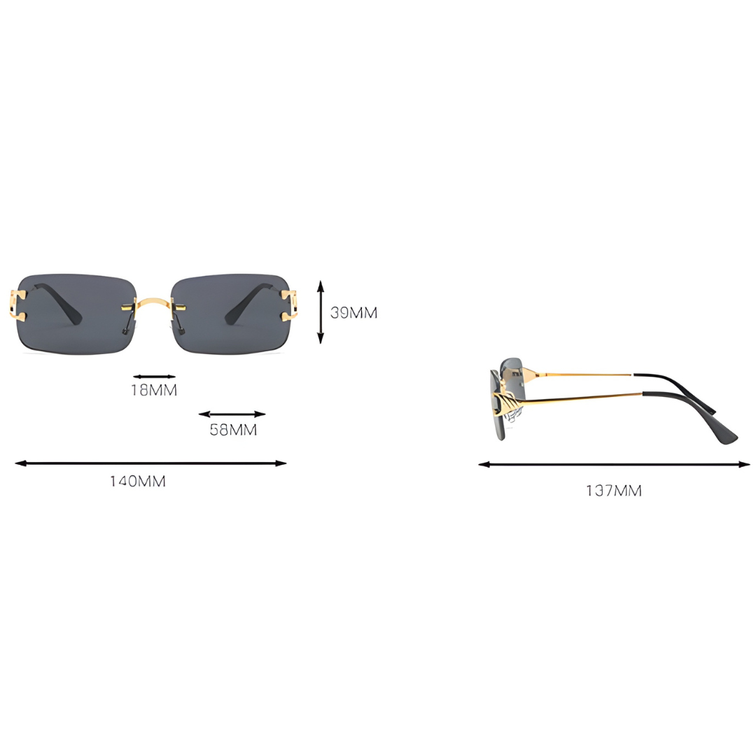 Rectangular Rimless SG