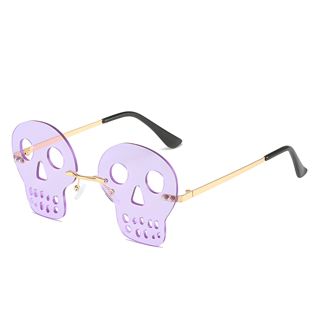 Skull Sunglasses Men Prom Women Party Hollow Out Skull Sunglasses Eyewear Fashion Personality All Saints'Day Funny Glasses
