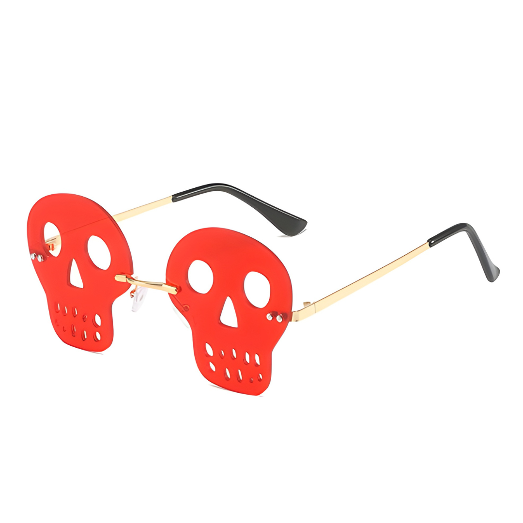 Skull Sunglasses Men Prom Women Party Hollow Out Skull Sunglasses Eyewear Fashion Personality All Saints'Day Funny Glasses