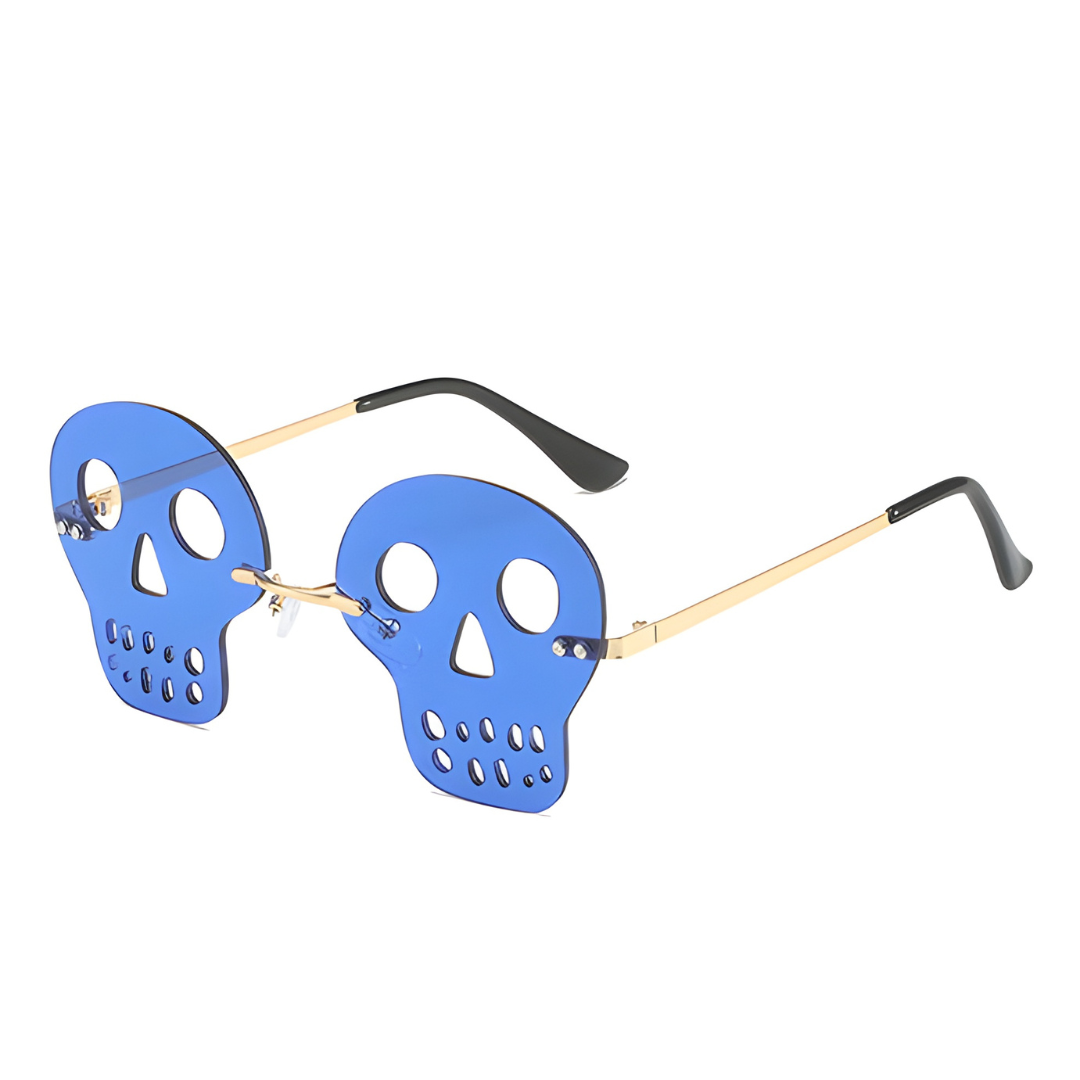 Skull Sunglasses Men Prom Women Party Hollow Out Skull Sunglasses Eyewear Fashion Personality All Saints'Day Funny Glasses