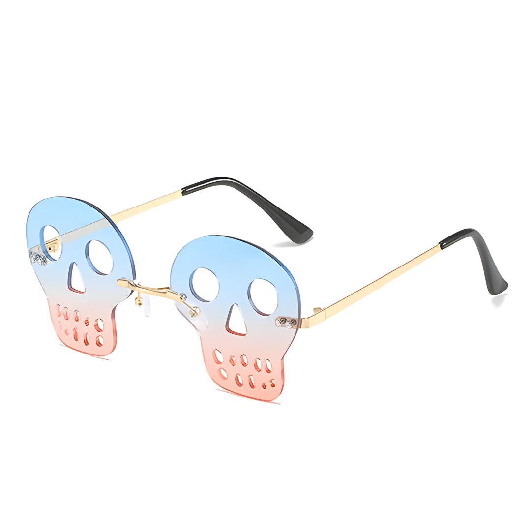 Skull Sunglasses Men Prom Women Party Hollow Out Skull Sunglasses Eyewear Fashion Personality All Saints'Day Funny Glasses