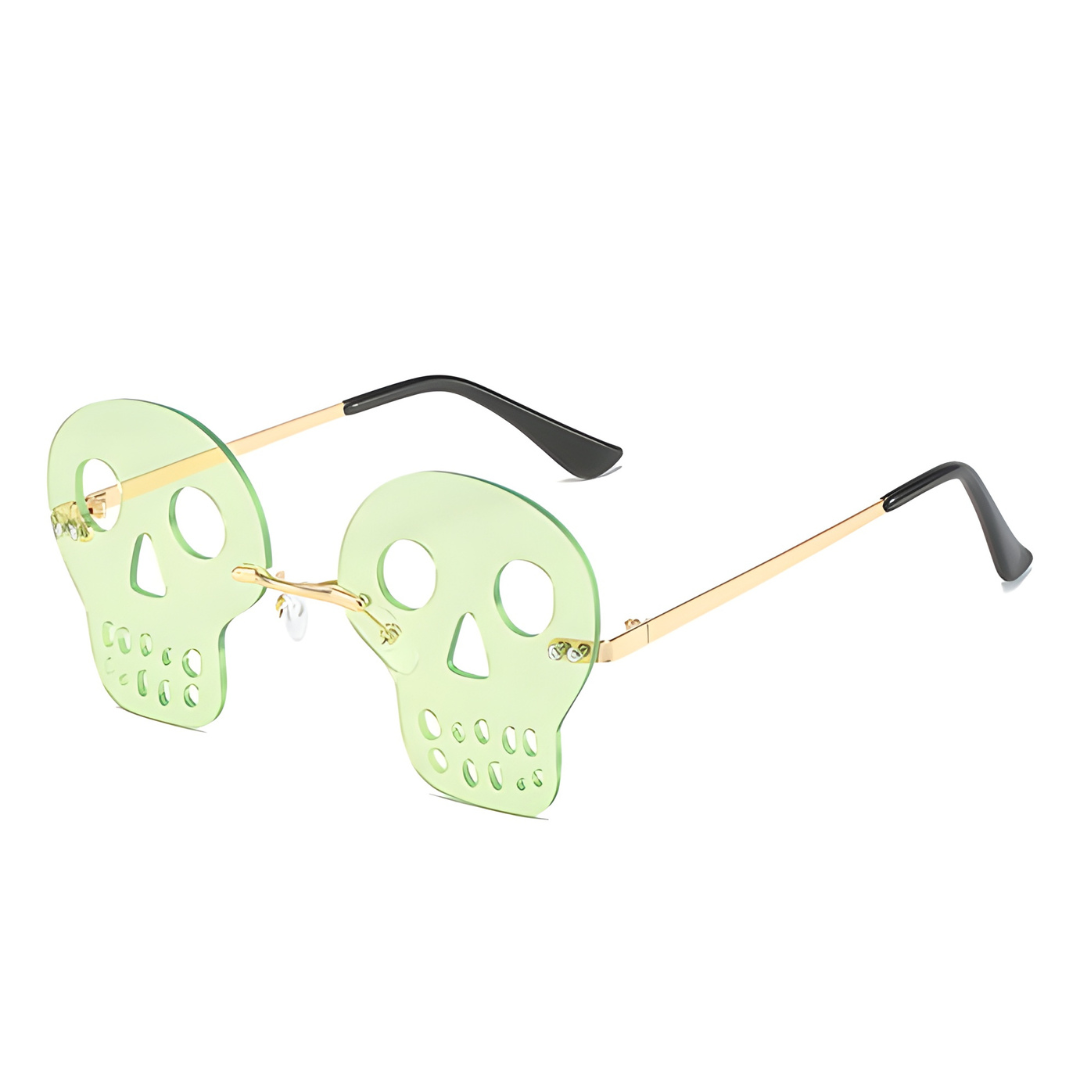 Skull Sunglasses Men Prom Women Party Hollow Out Skull Sunglasses Eyewear Fashion Personality All Saints'Day Funny Glasses
