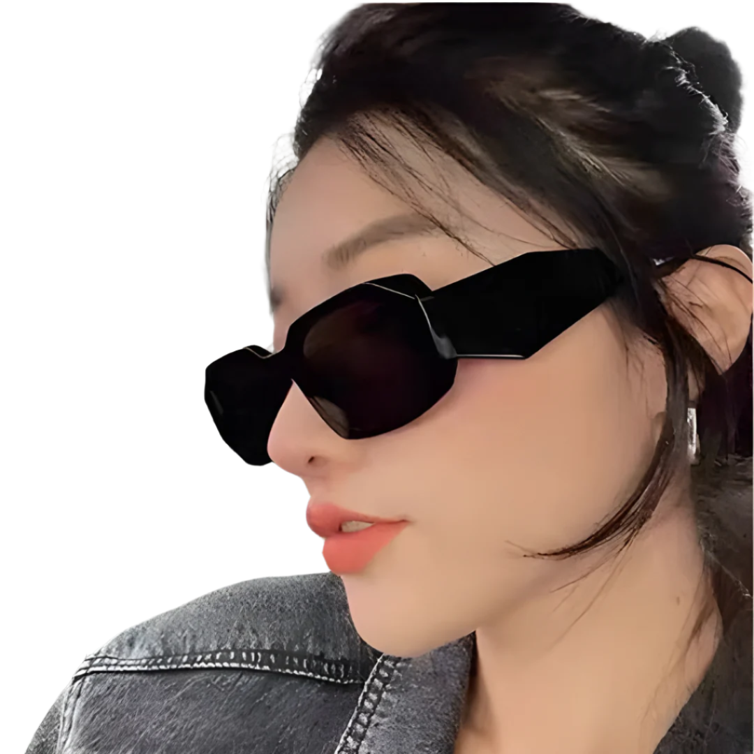 Small Polygon Rectangle Sunglasses