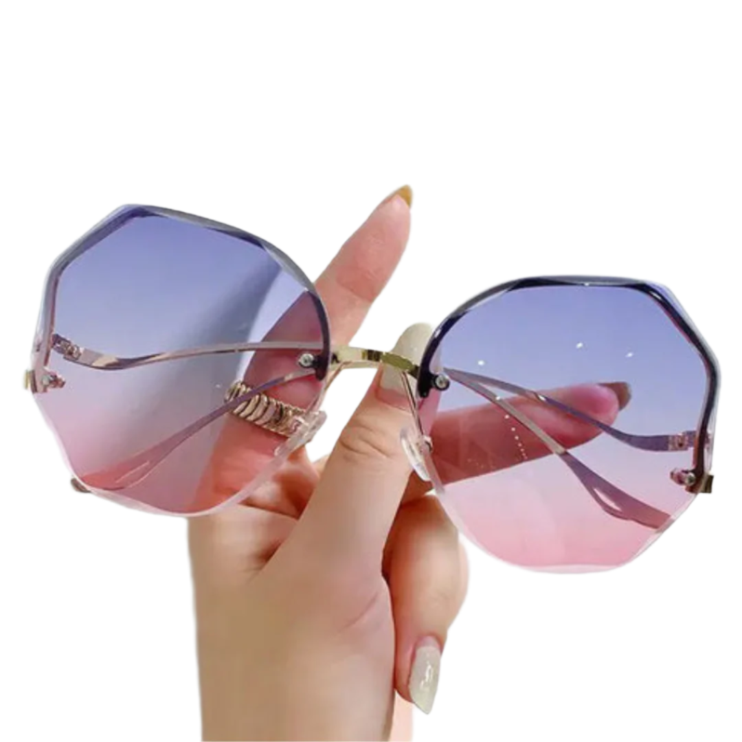 Stylish Rimless SG With Gradient Lenses