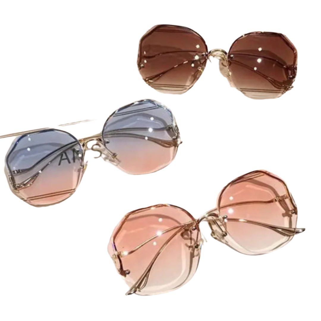 Stylish Rimless SG With Gradient Lenses