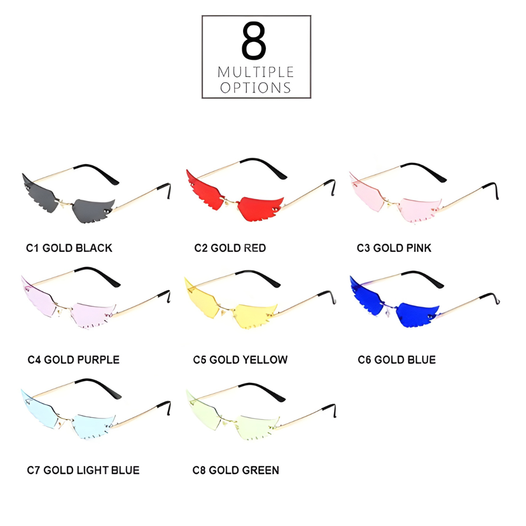 Wings Shape Rimless SG