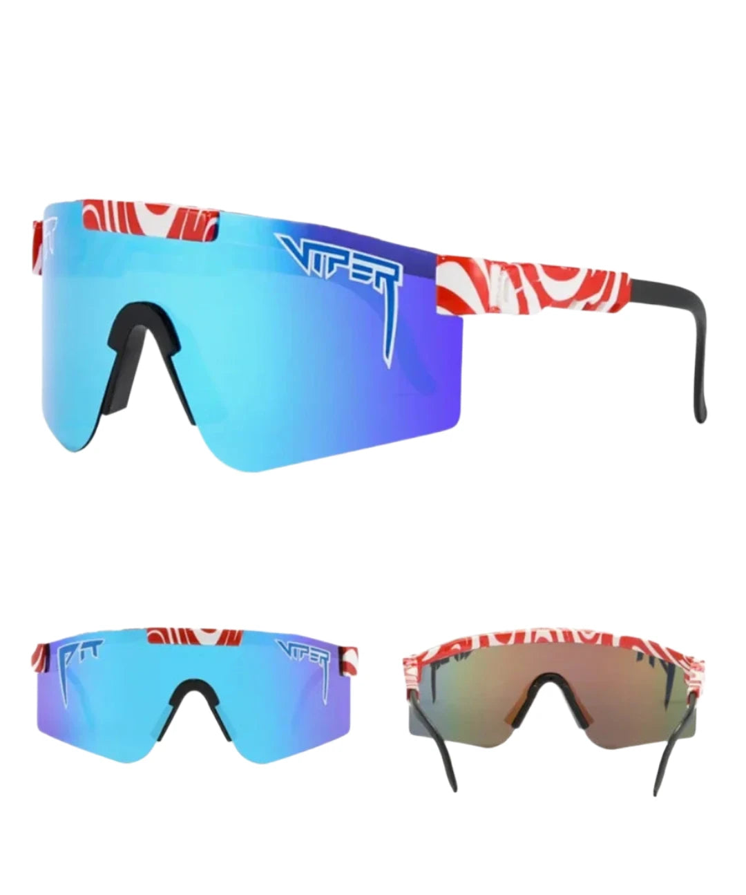 Double Wide Mirrored Lens TR90 Frame SG