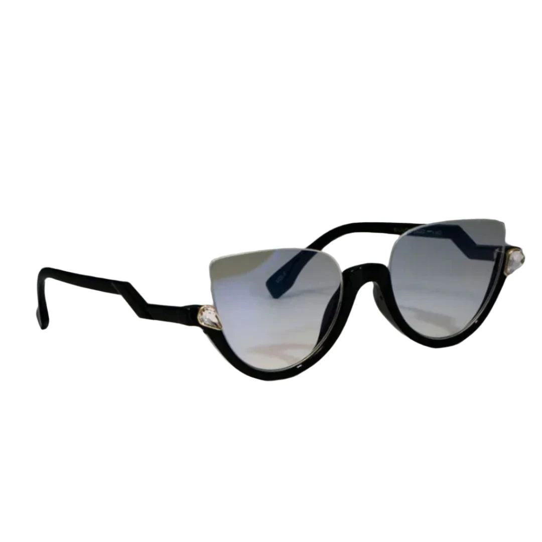 Half Frame Cat Eye Glasses Frames