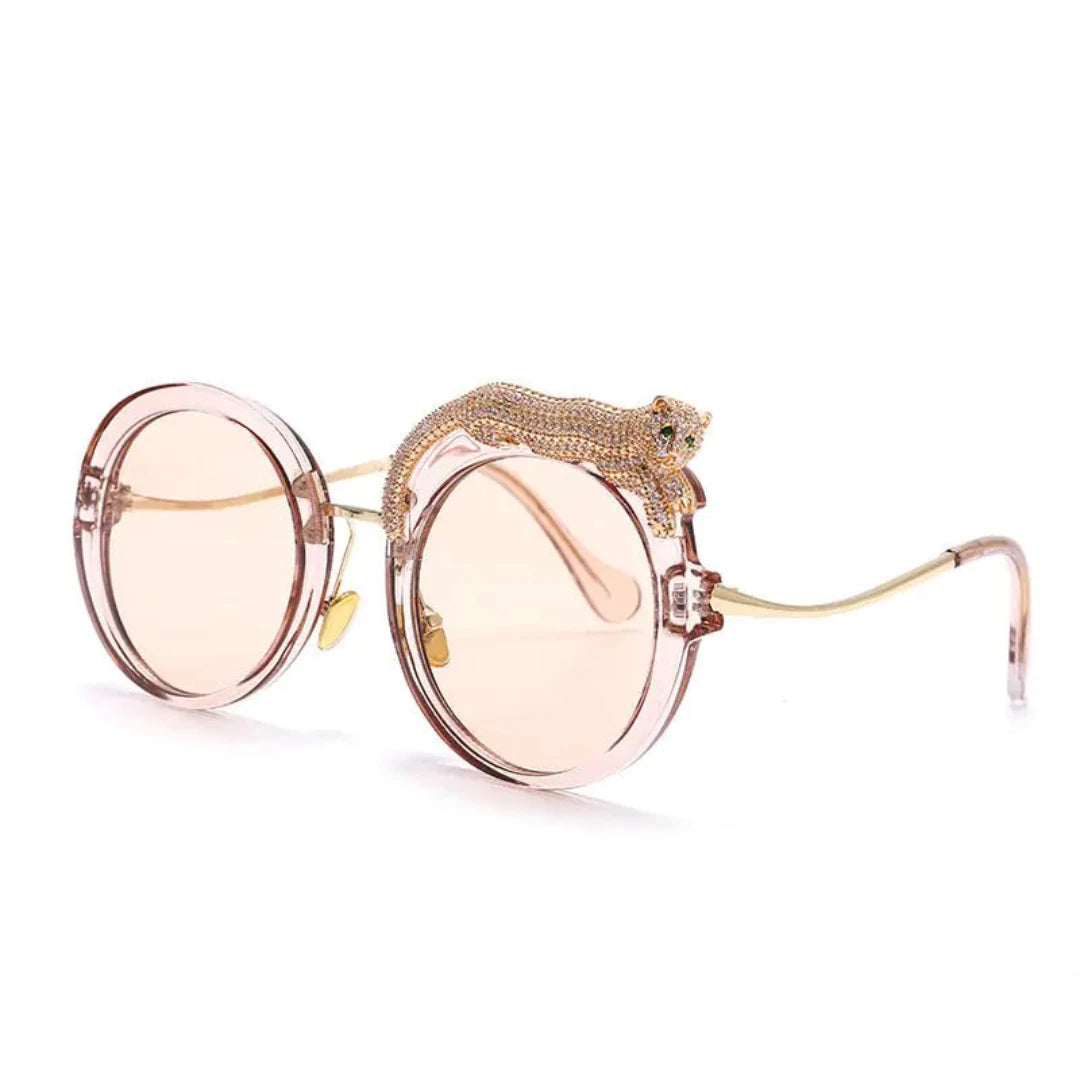 Leopard Round Frame SG