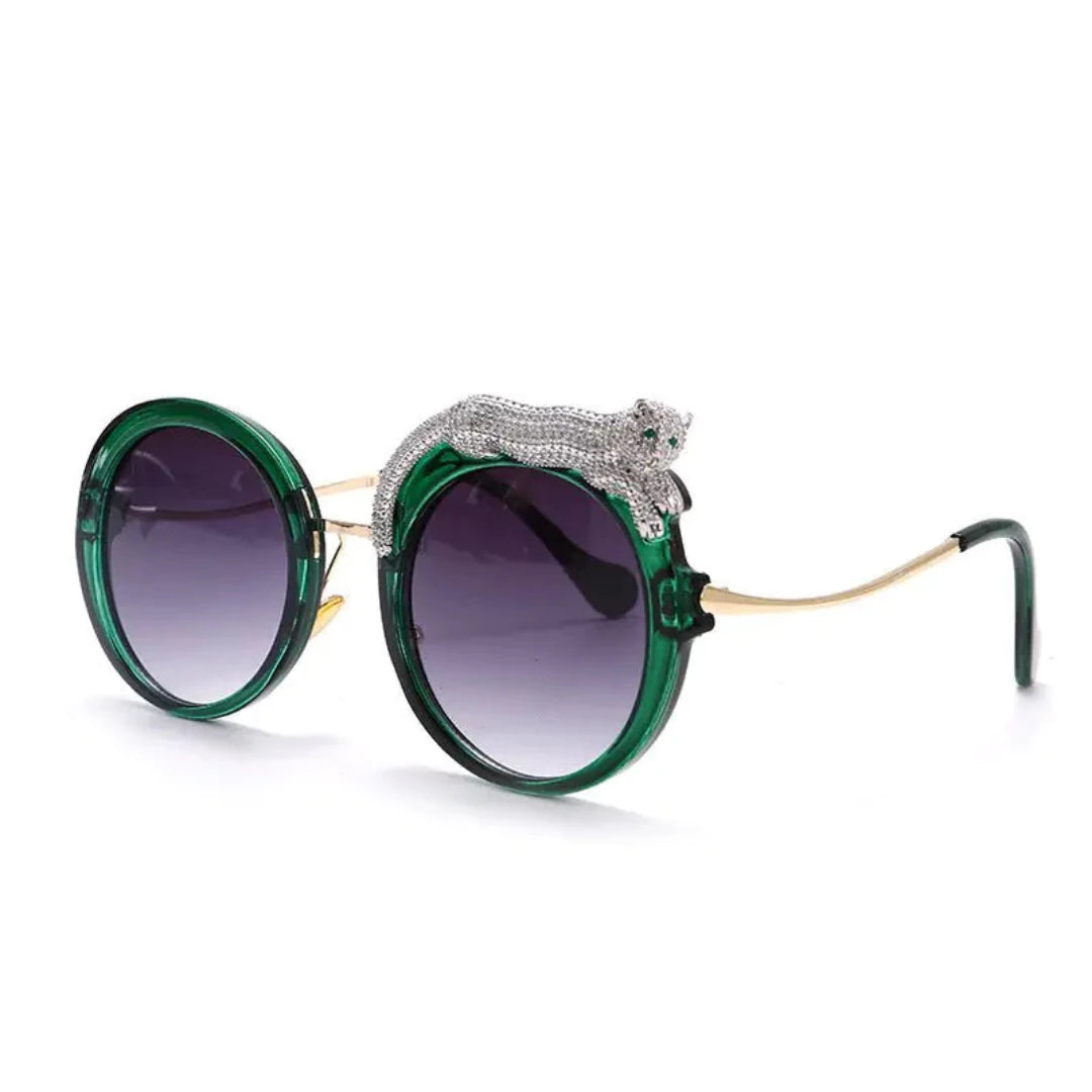 Leopard Round Frame SG