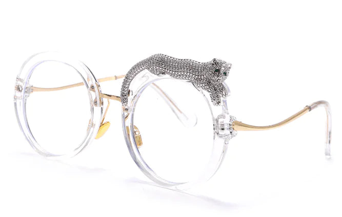 Leopard Round Frame SG