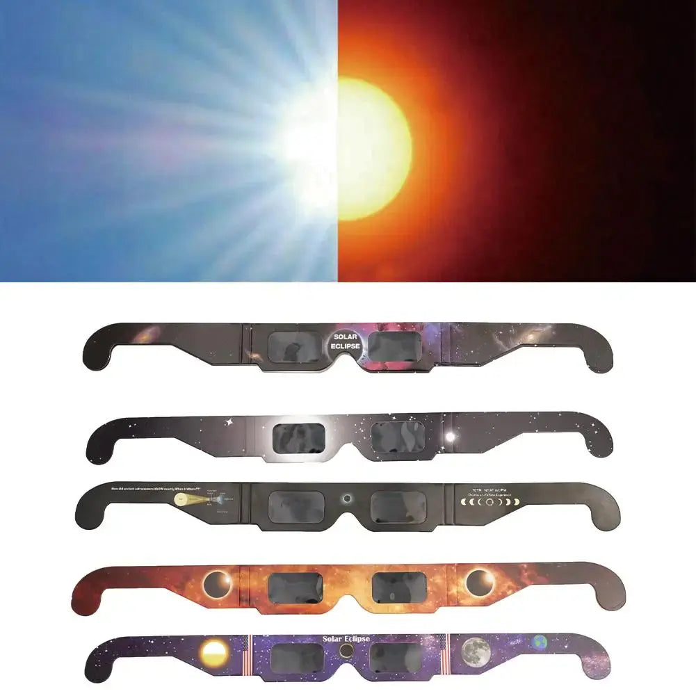 Solar Eclipse Glasses 1-100pcs Anti-UV Viewing Shades