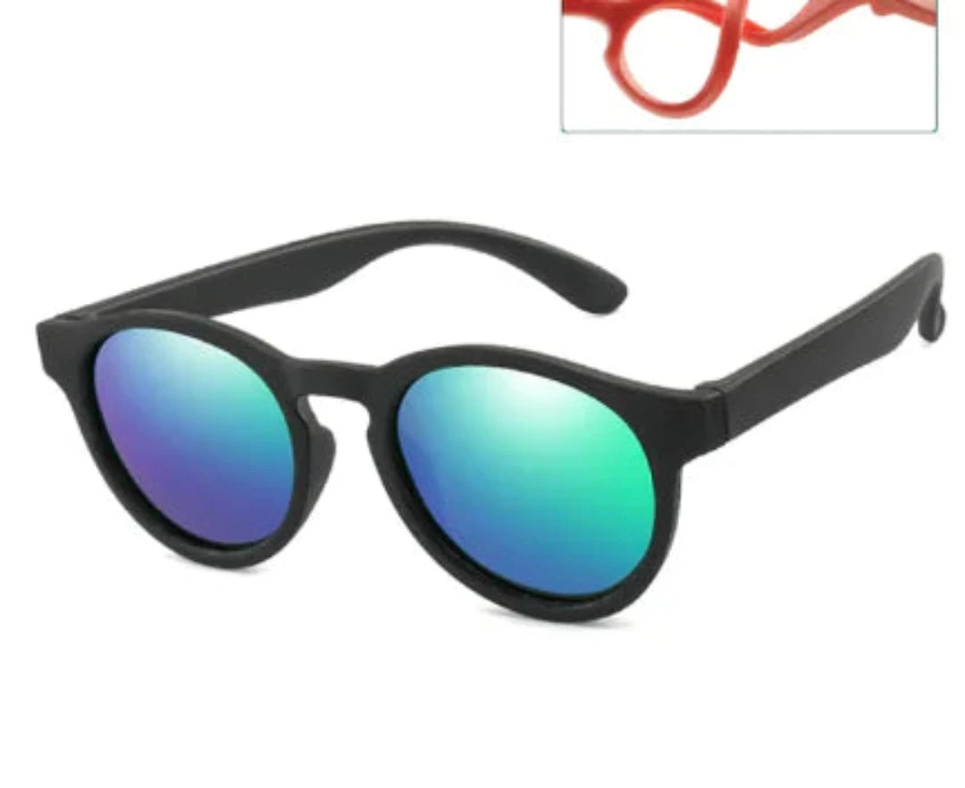 Kids Polarized Round Sunglasses 