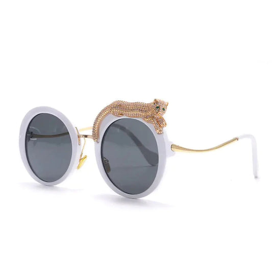 Leopard Round Frame SG 3