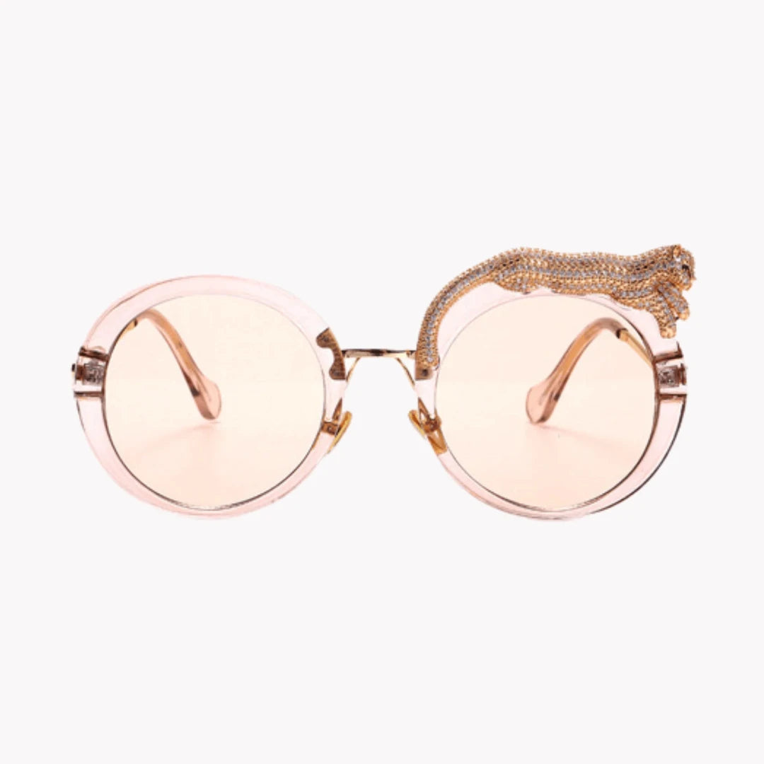 Leopard Round Frame SG