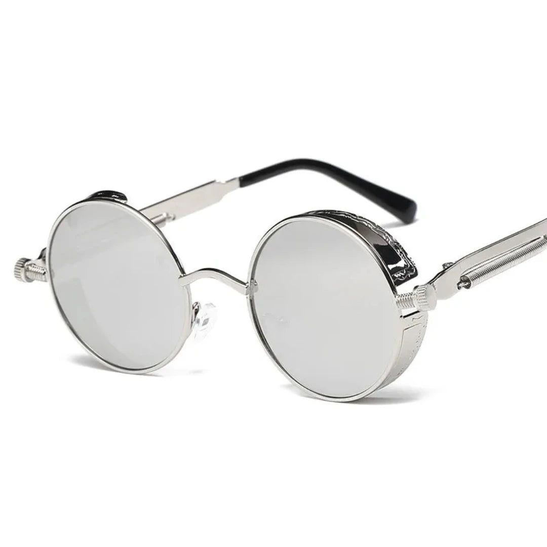 Metal Round Steampunk Sunglasses 3