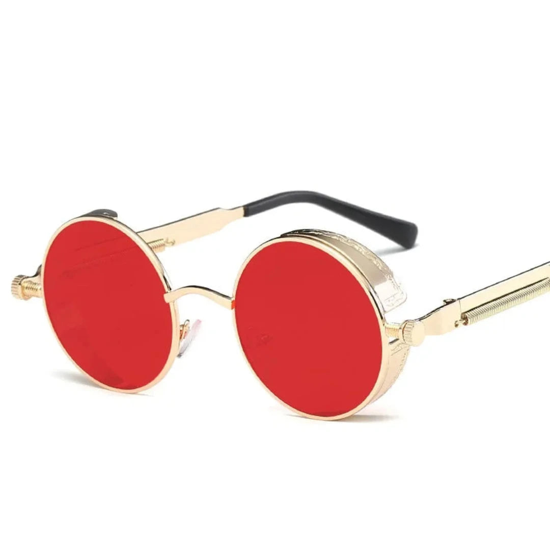 Metal Round Steampunk Sunglasses 4