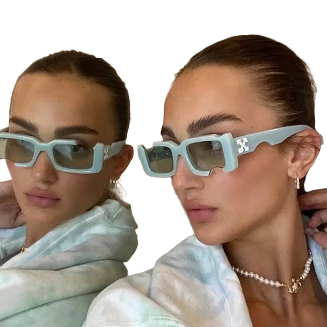 Off Notch Hole Design Sun Glasses