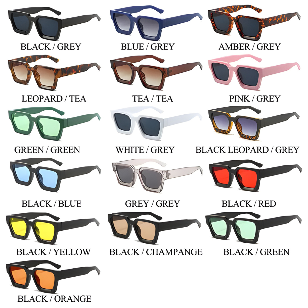Retro Women Square Sunglasses