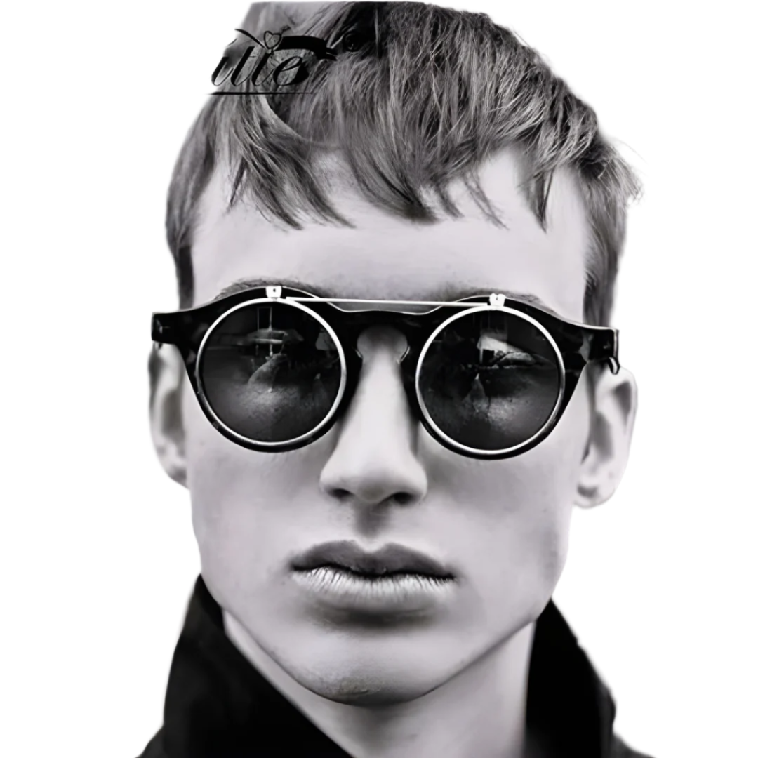 Round Flip Up Sunglasses
