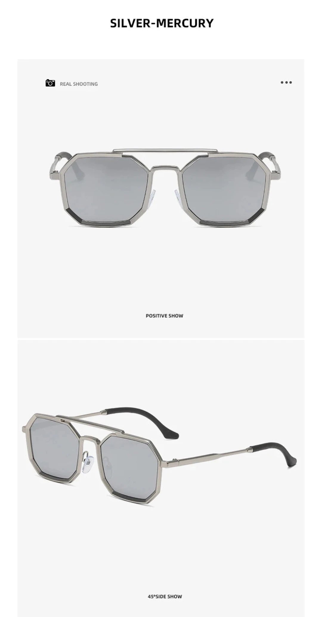 Metal Vintage Square Trendy SG