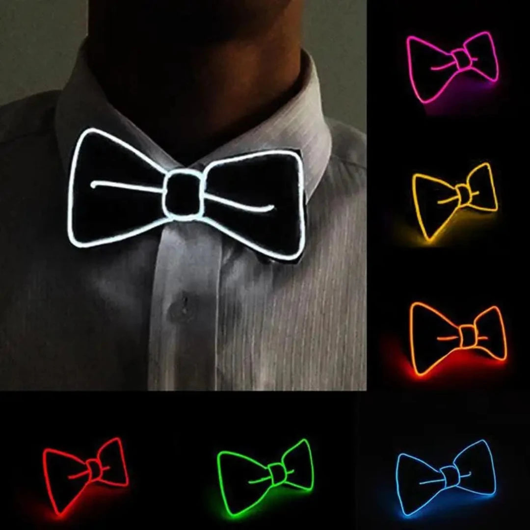 Glowing Luminous Hat Glasses Neck Tei