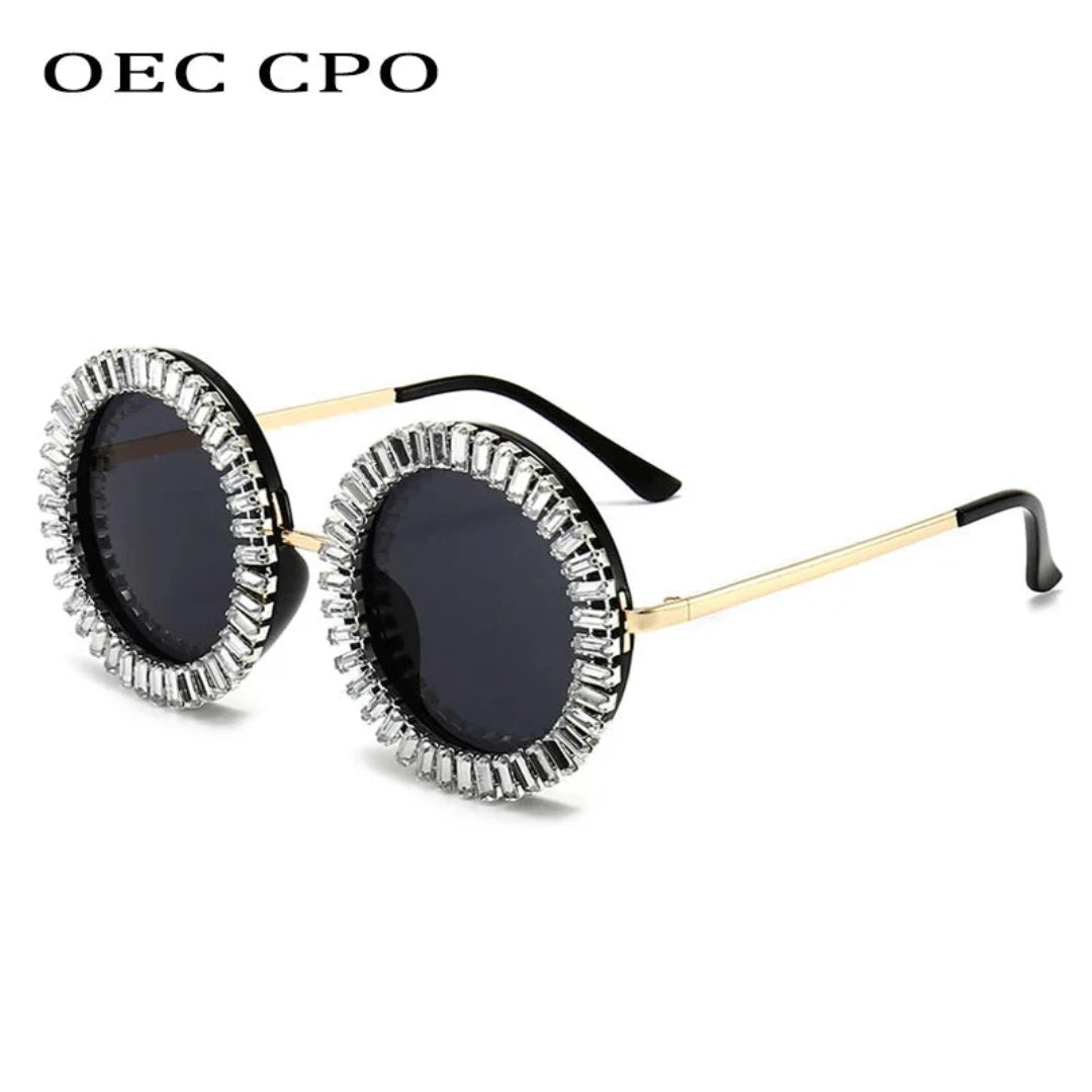 Rhinestone Round Punk SG