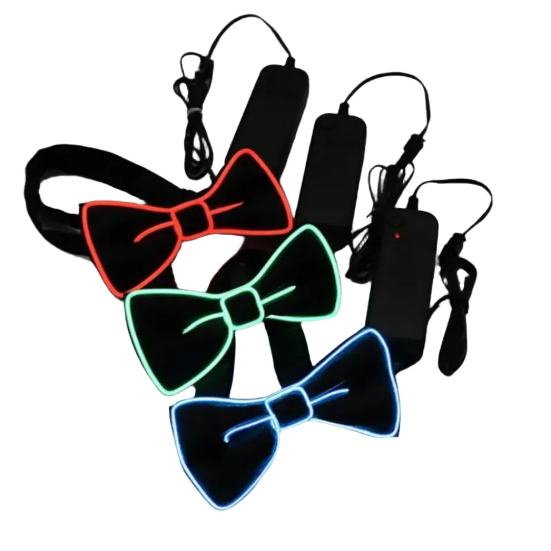 Glowing Luminous Hat Glasses Neck Tei