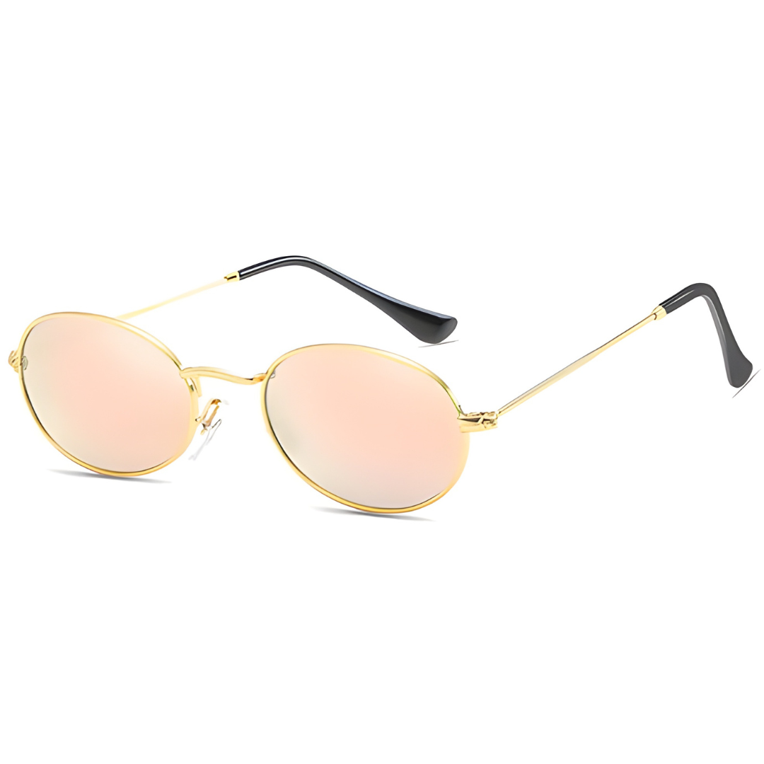 Small Oval Mirror Sunglasses