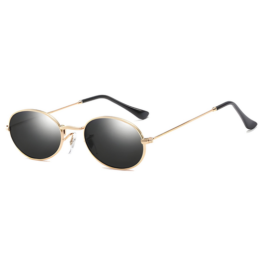 Small Oval Mirror Sunglasses