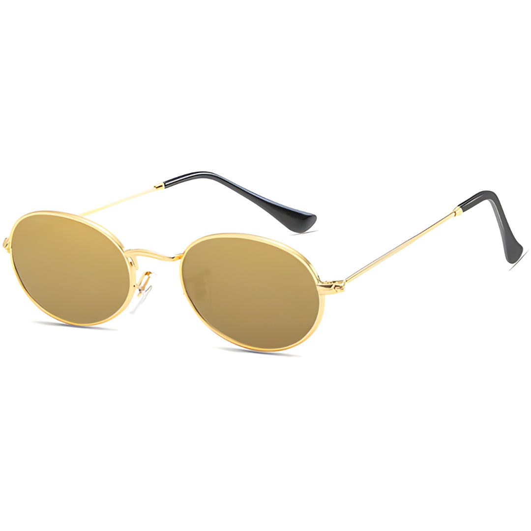 Small Oval Mirror Sunglasses