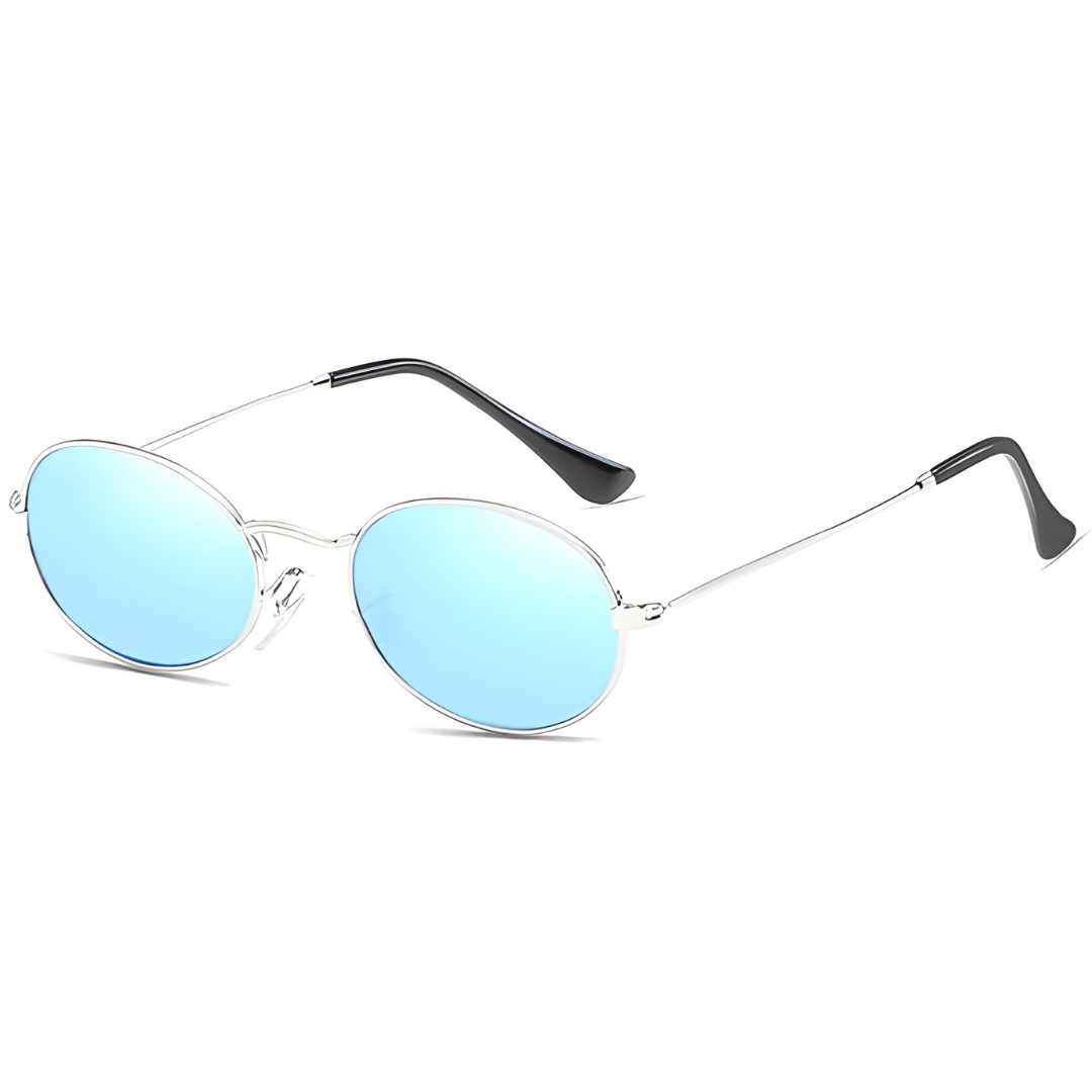 Small Oval Mirror Sunglasses