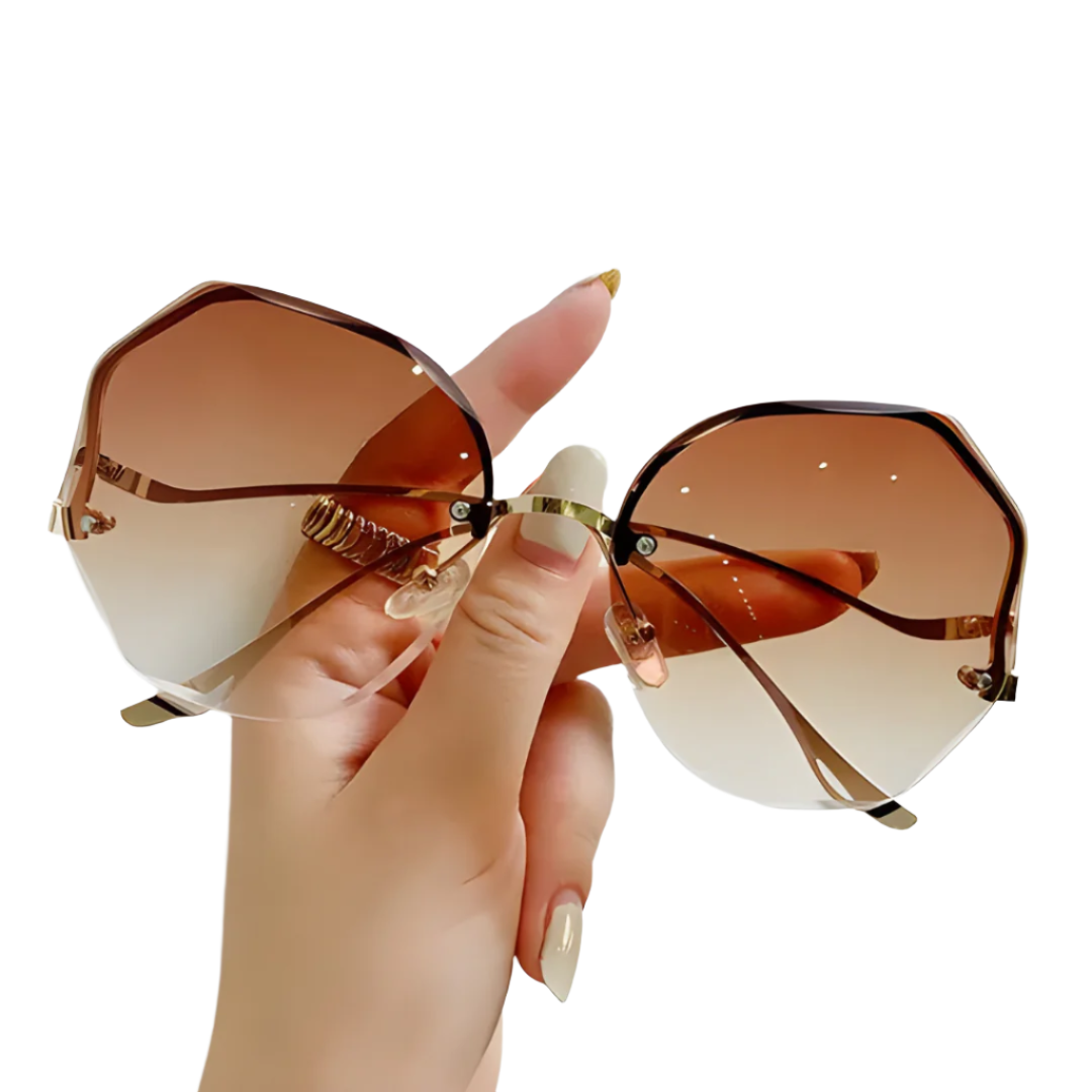 Stylish Rimless SG With Gradient Lenses