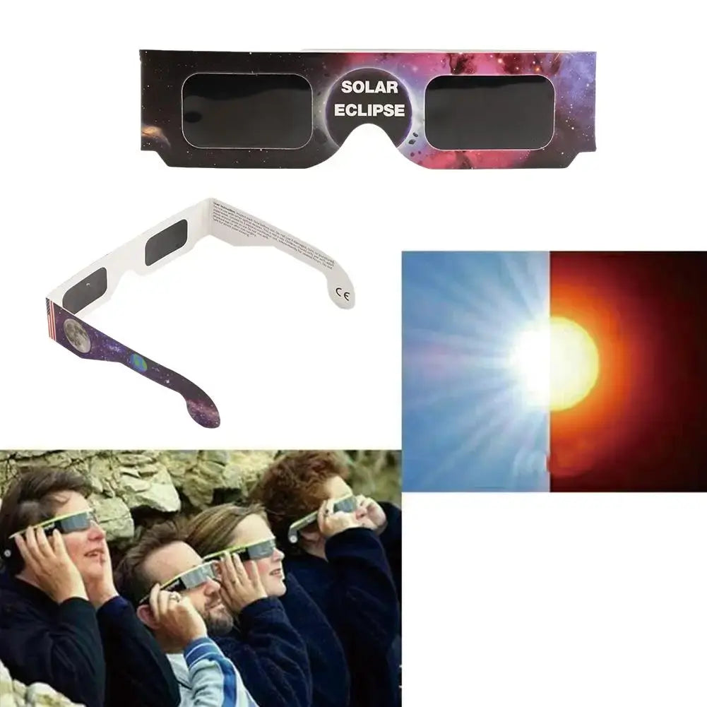 Solar Eclipse Glasses 1-100pcs Anti-UV Viewing Shades