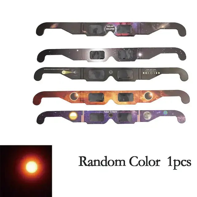 Solar Eclipse Glasses 1-100pcs Anti-UV Viewing Shades